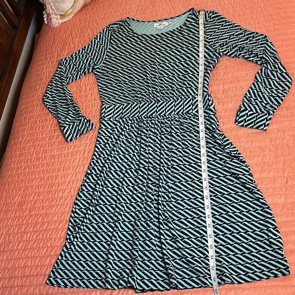 Vineyard Vines Swell Print Dress Blue and Turquoise size Medium - Picture 12 of 16